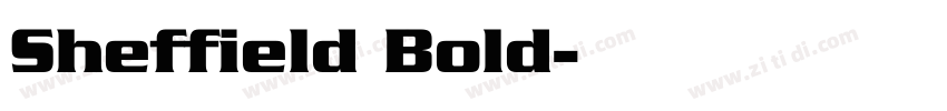 Sheffield Bold字体转换